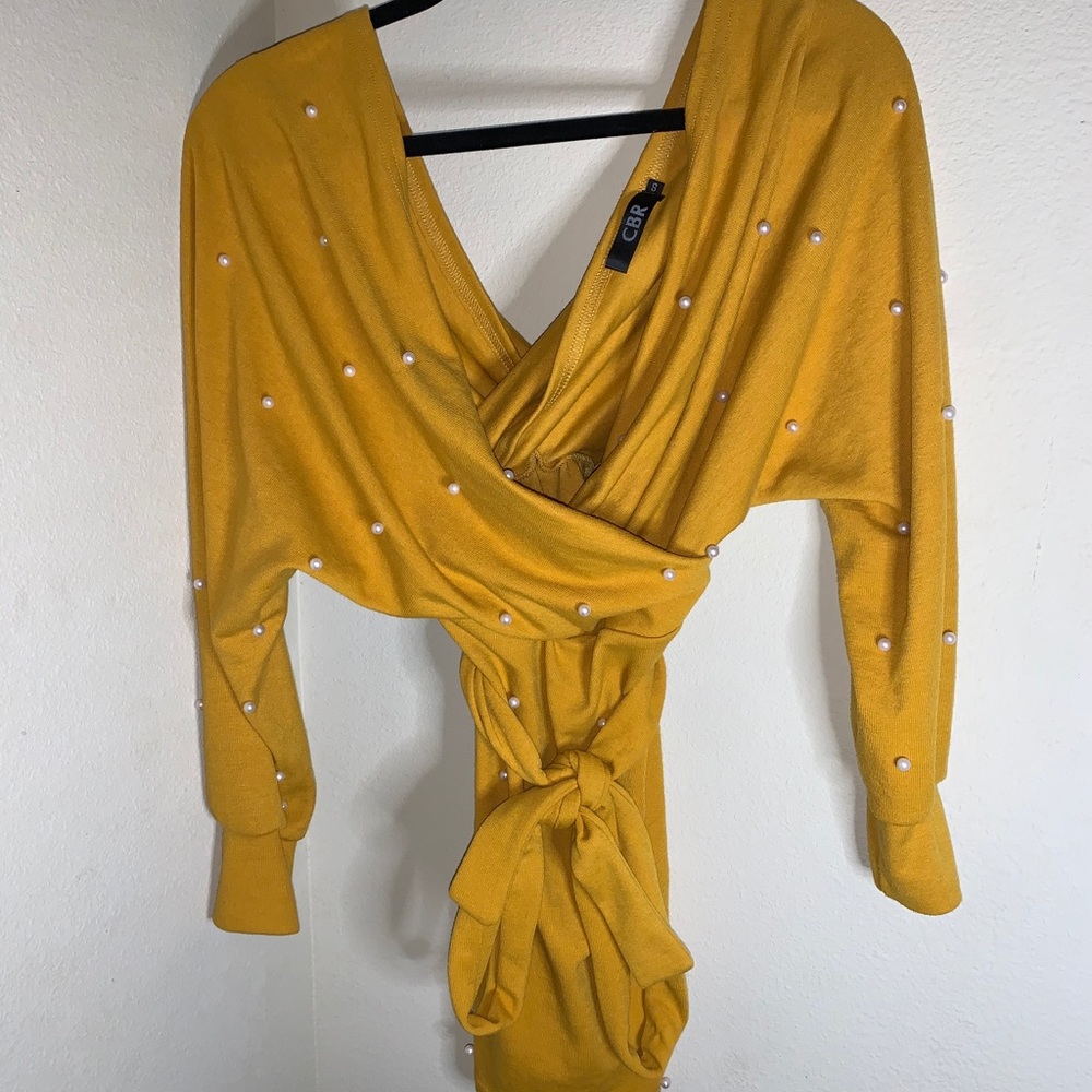 Yellow Pearl Dress